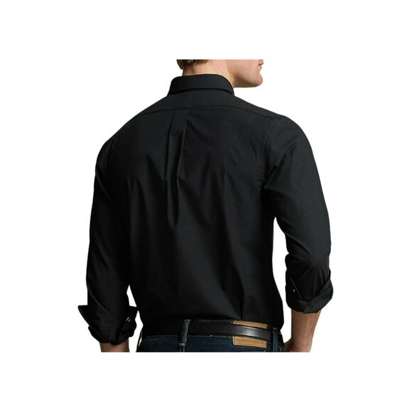 Polo Ralph Lauren Men's Black Slim-Fit Shirt SzS Cotton Stretch Long Sleeve NEW - Picture 3 of 6